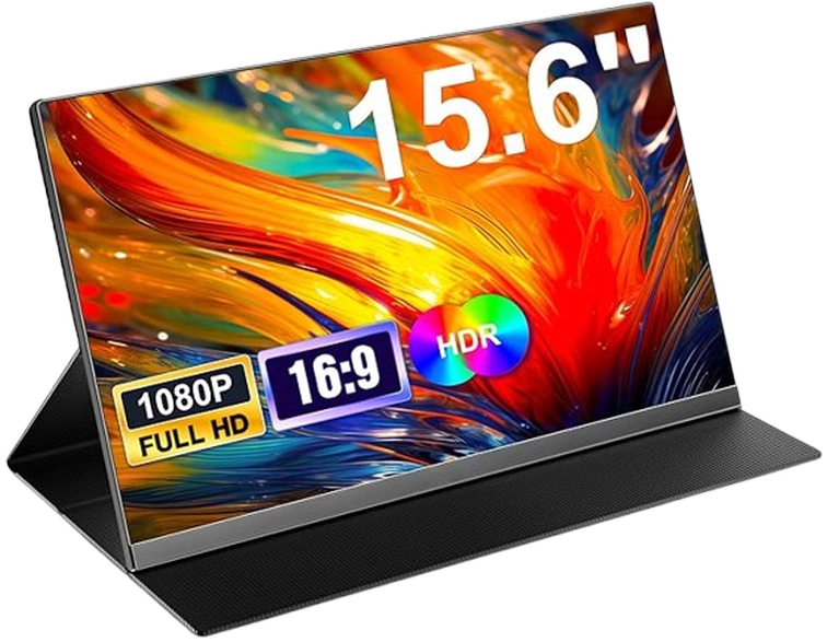 Tragbarer 15,6-Zoll-Kontrollmonitor Full HD