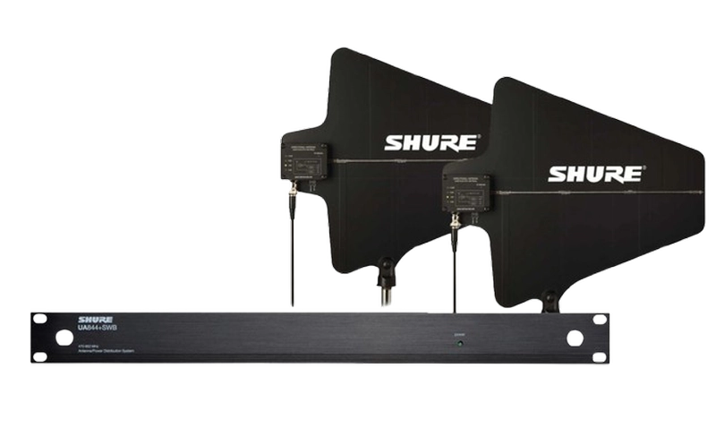 Shure UA844 Antennenverteiler und UA874 Richtantenne