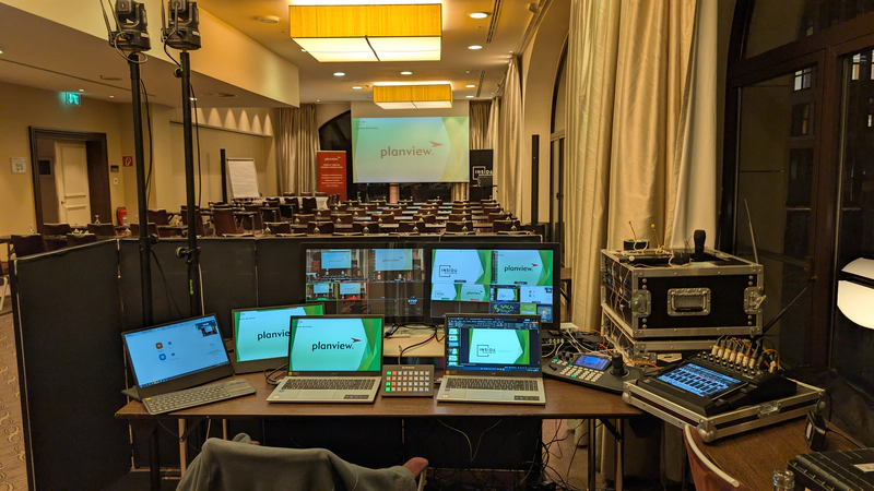 Hybride Kongresse und Streaming – Regie und Multi-Kamera-Setup